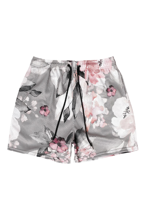 FLORAL SHORTS - PINK