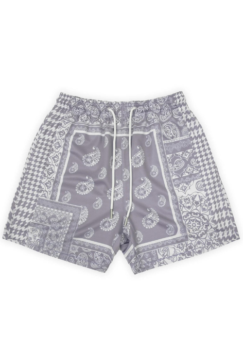 BANDANA SHORTS - GREY